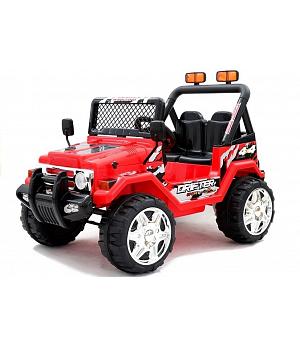 Coche Jeep 12V, Rojo ( Plaza Y Media), Rc Parental, Ruedas Eva S618 - LE2551